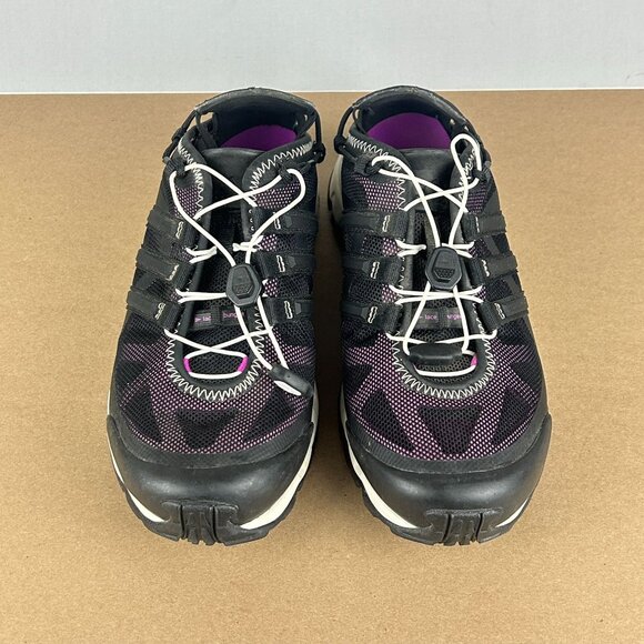 Adidas Hydroterra Shandal Outdoor Hiking Athletic Shoes Womens 10 Black Purple - Picture 2 of 11